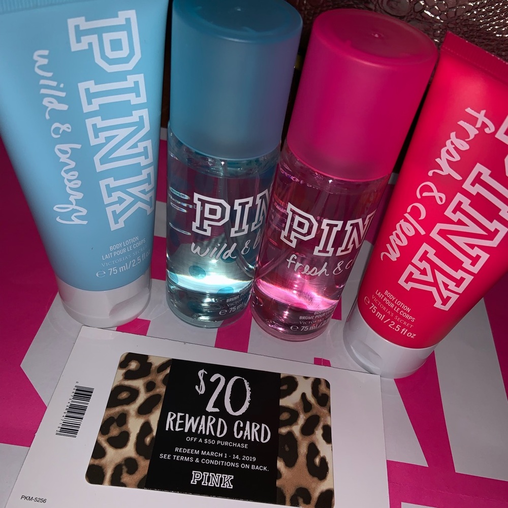 VS PINK BODY MIST & LOTION BUNDLE